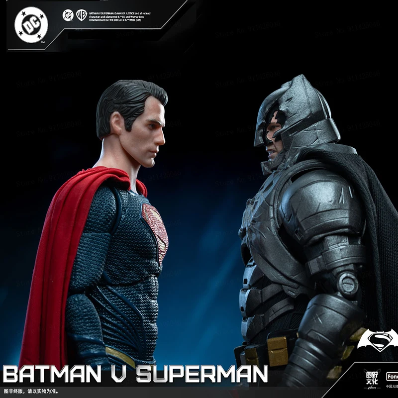 

2025 Pre-Sale New Dc Figure Series - Bvs Luxury Set Battle-Damaged Batman & Henry Superman Model Children'S Toy Christmas Gift