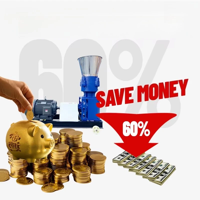 High Efficiency 500kg/h Electric Animal Feed Pellet Mill Poultry Chicken Feed Making Machine