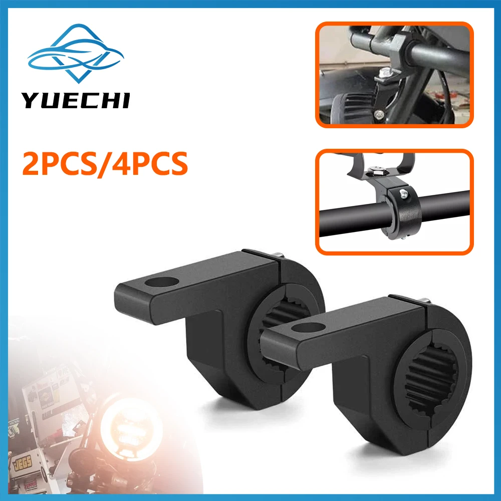 

2/4pcs Universal Car Motorcycle Headlight Clamps Brackets Tube Clamp Kit For Truck Auto ATV Motorcycle Led Work Bar Lamp Mount