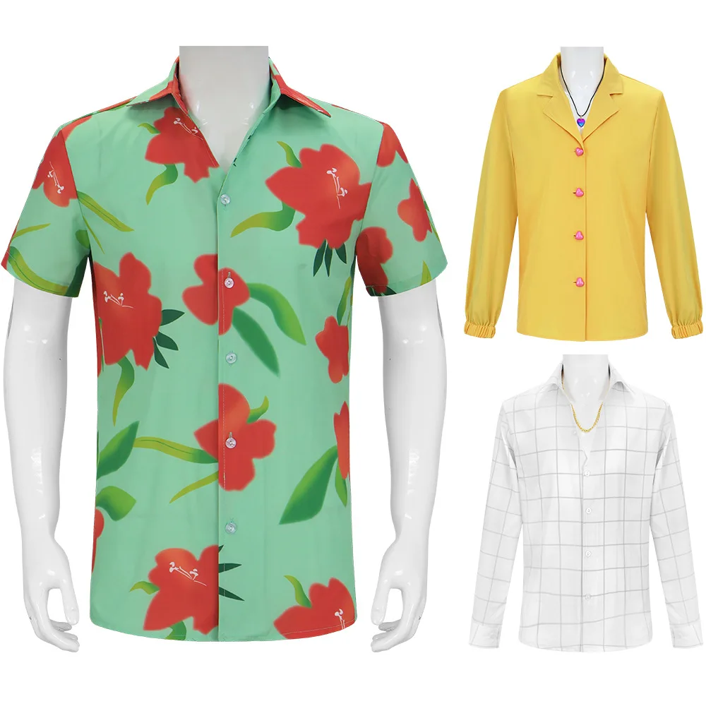 Anime Fantasia Demon Hunter of KPop Saja Boys Abby Cosplay T Shirt Clothing Disfraz Costume Men Halloween Carnival Party Clothes