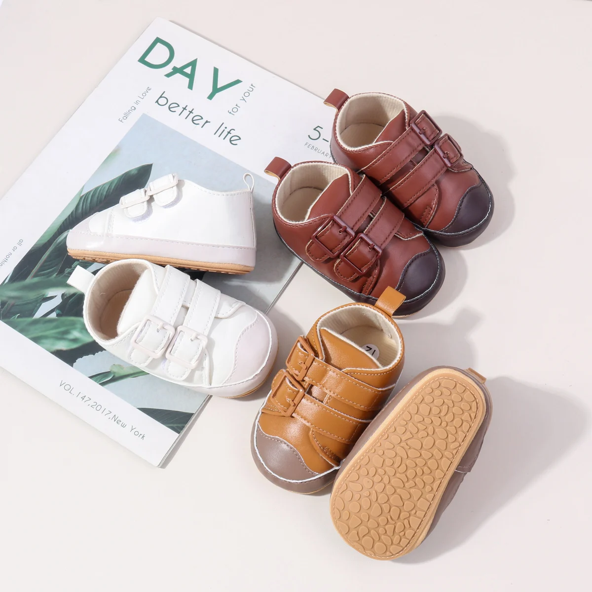 

Hot Sale New Design Fashionable Baby Unisex Spring And Autumn Pre-Walking Outdoor Sneaker With Soft Sole For Baby Toddler Shoes