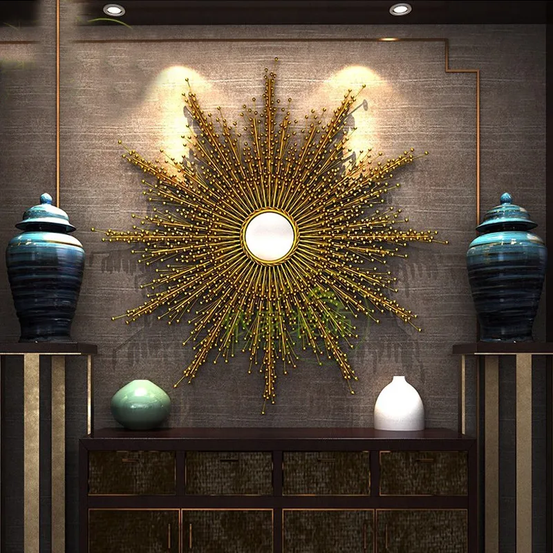 Decoration creative living room wall pendant entrance metal wall decoration club background wall sunglasses