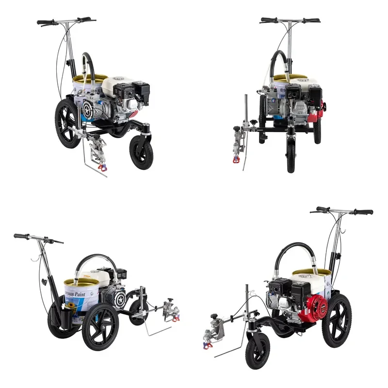 for PT-999L 6.5HP Engine Diaphragm Road Marking Machine Low Maintenance Cost
