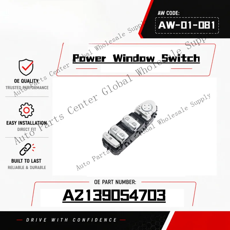 L+ for MERCEDES-BENZ E W213 Front Left Door Window Switch A2139054703 2139054703