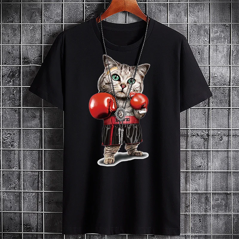 

T Shirt for Men Shirts Graphic Tee Crossfit Printed T-shirt Y2k Clothing Harajuku Fashion Large Men's T-shirt High Quality