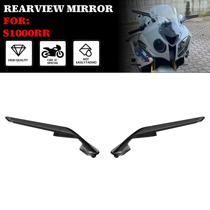 

For BMW S1000RR S1000 RR s1000rr 2009-2018 Motorcycle Mirror Modified Wind Wing Adjustable Rotating Rearview Mirror