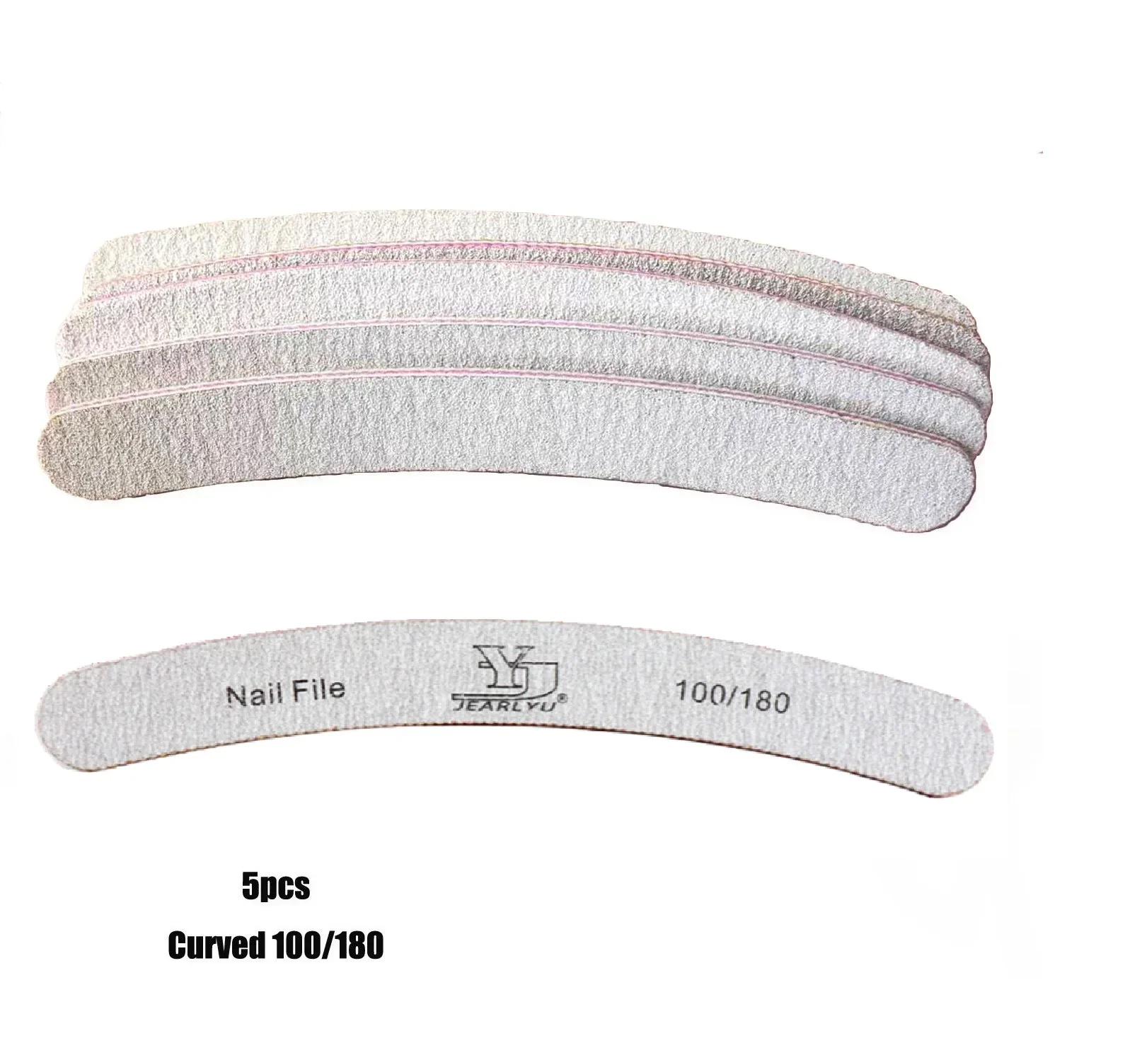 Lime à ongles professionnelle, mélange de couleurs, grain 80/100/150/180/240, papier de verre pour enlever les cuticules, tampon, ensemble d'outils de manucure, 5 pièces/lot