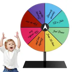 Spin Prize Wheel Carnival Party Pub Fortune Game Funny Big Turntable Raffle Desktop Games for Adult Kids