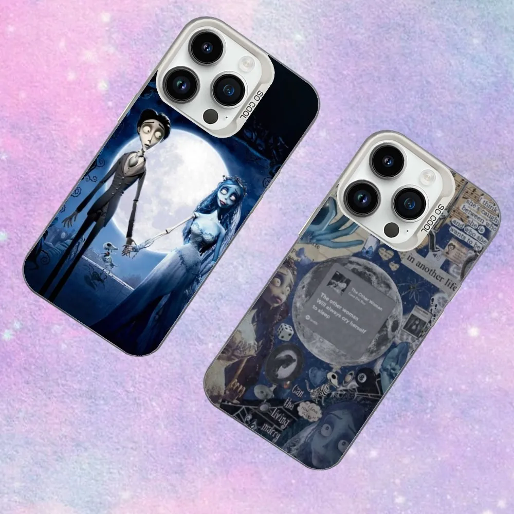 

TV C-Corpses Bride-es Phone Case For iPhone 16,15,14,13,12,11,Mini,Pro,SE,MAX White Matte Shockproof Cover