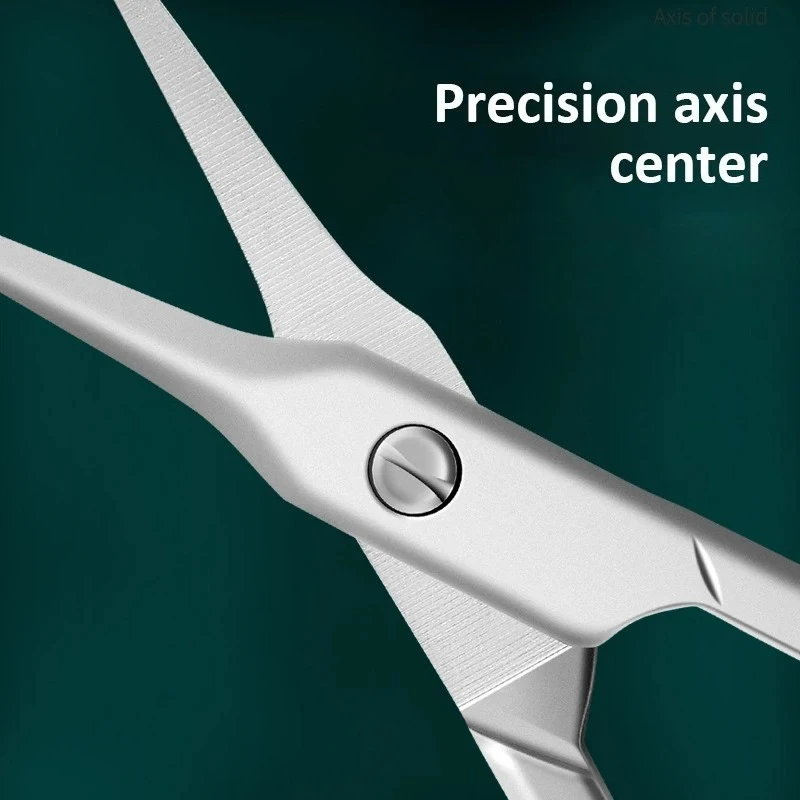 Tijeras para cutículas de hoja fina con punta curva de acero inoxidable, cortaúñas, herramientas de manicura, removedor de piel muerta