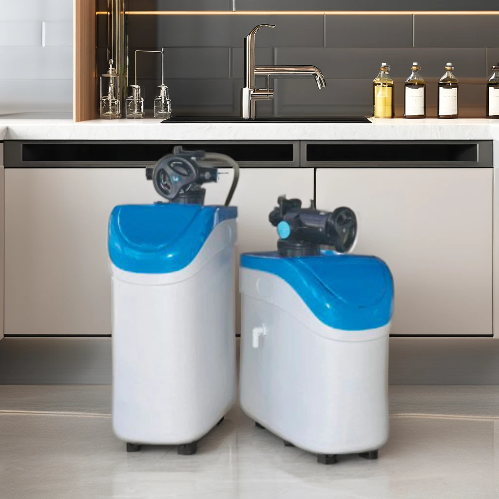 0.3Ton Under Cabinet Household Water Softener System Domestic Hard Water Filtration And Softening Treatment Equipment