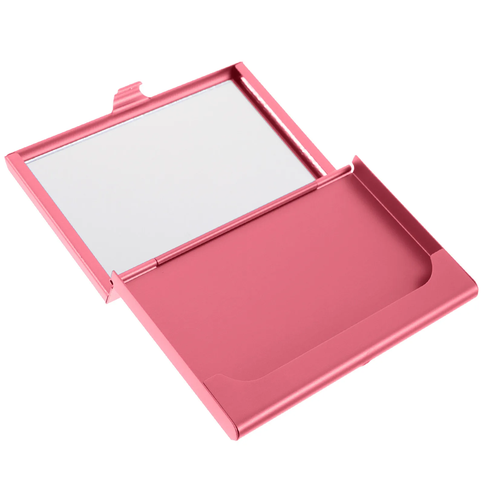 Aluminum Business Card Holder – Portable Lightweight Metal Wallet Organizer for Women & Office Use