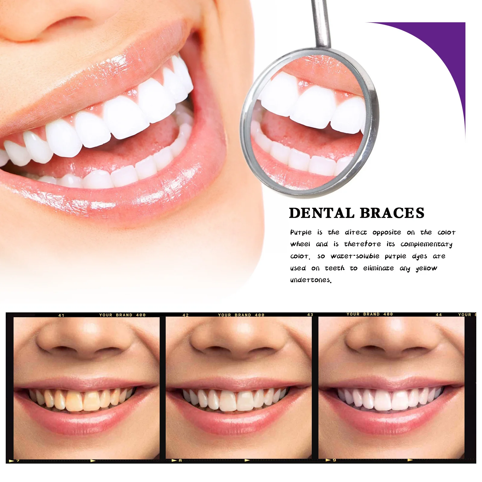Purple Anti-Allergic Pressing Toothpaste Cavity Prevention Teeth Whitening Toothpaste Fresh Breath and Clean Teeth Care for Gums image 5