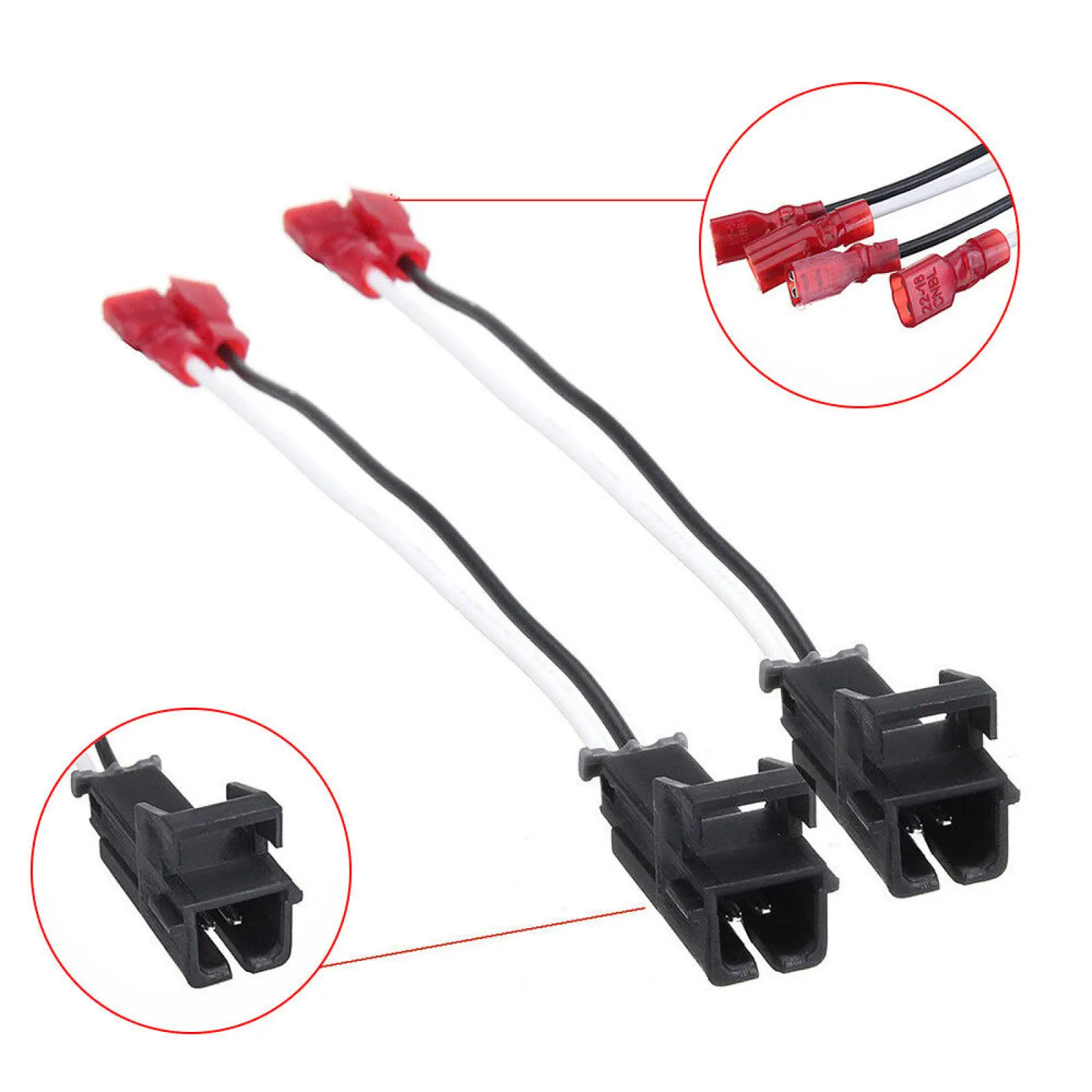 Rádio do carro Speaker Wire Harness Connector, Buick para Cadillac, GMC, Chevy, 15cm de comprimento, 72-4568, Auto Acessórios, 4Pcs