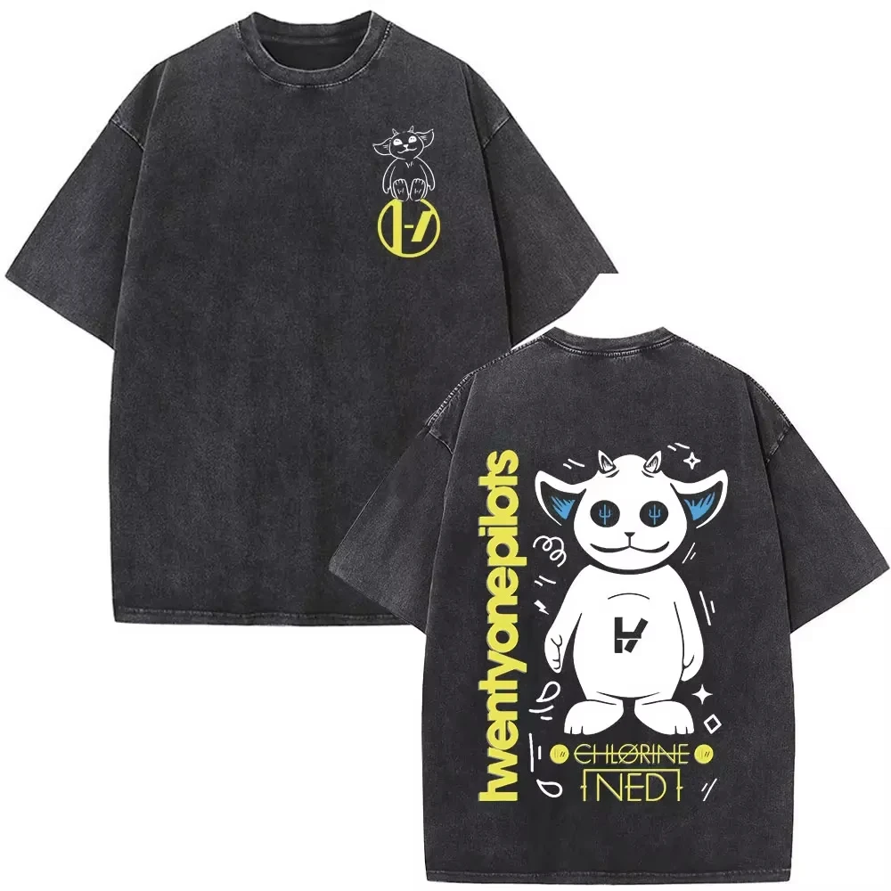 

Motorcycle T-shirt Rock Band Twenty One Pilots Men Women Fashion Hip Hop T-shirts Cotton Casual T Shirt Streetwear