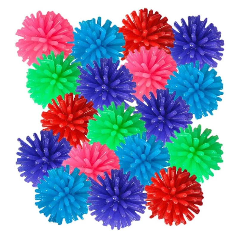 Spiky Massage Ball Soft 25MM Sensory Fidget Stress Relief ADHD Autism Anxiety Therapy Kids Toys Party Favors Carnival Prizes