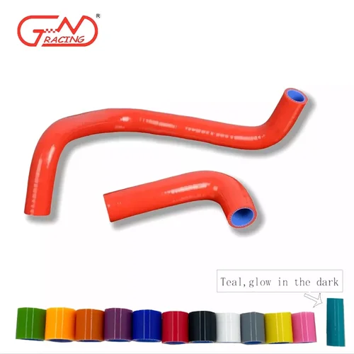 Fit 1986 Kawasaki ZL 600 ZL600A 1986 Kit de mangueras de refrigerante de radiador de silicona