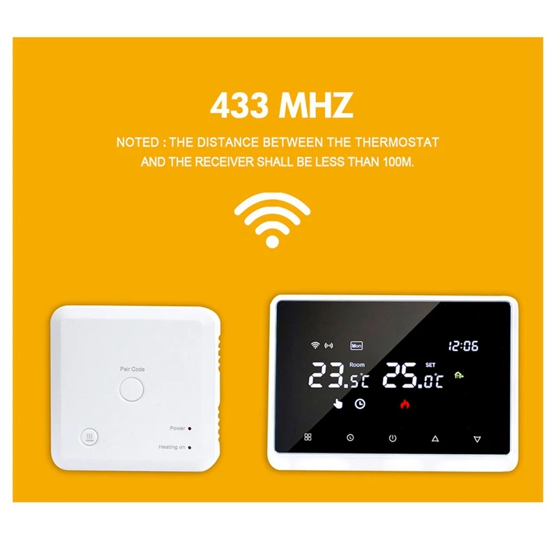 Imagem -05 - Tuya Wifi rf Termostato Inteligente Caldeira a Gás Aquecimento de Água Controlador de Temperatura Alexa Google Home