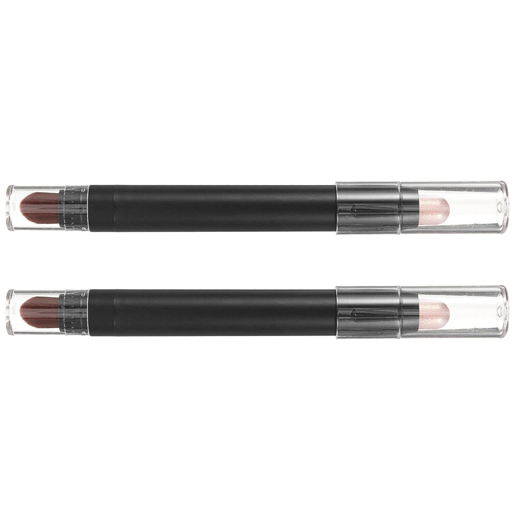 

2pcs Eye Shadow Sticks Dual Ended Eye Makeup Pen Reusable Small Eyeshadow Brush Set For Party Gift Collection Makeup Eyeshadow
