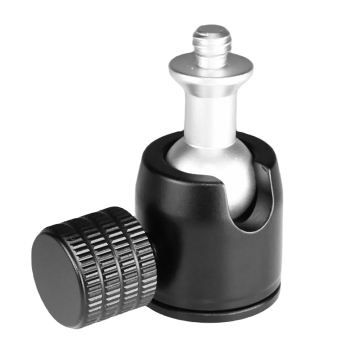 Universal Mini Tripod Ball Head 1/4-20 Base Adapter Degree for Interface Stabilizer for Camera