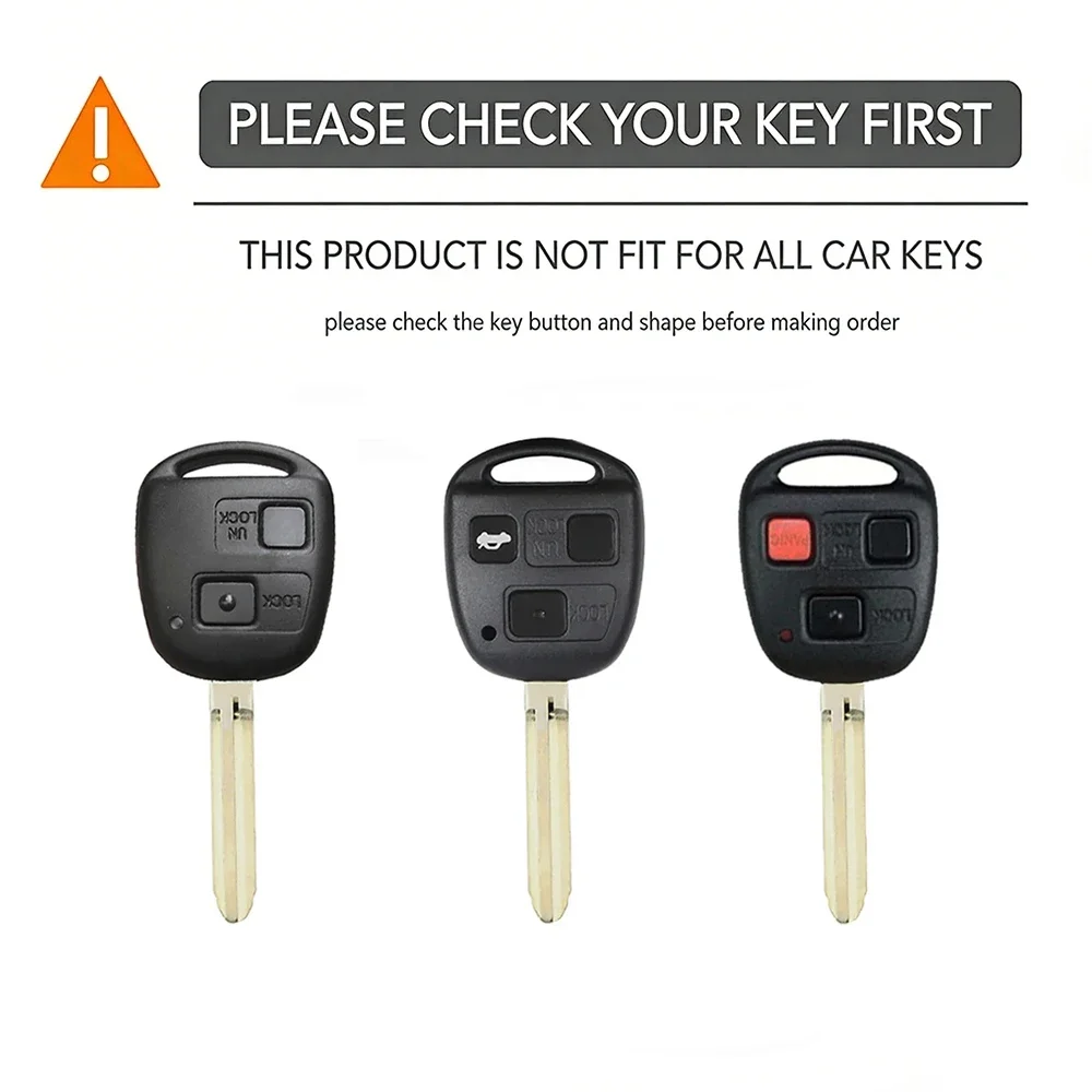 Silicone 2 3 4 Buttons Car Key Case For Toyota FJ Cruiser Land 2008-2014 Yaris Echo For Lexus ES GS LS IS RX SC LX RX400h