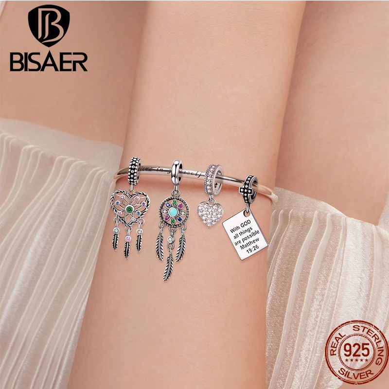 ビーサル-チャームブレスレット,925スターリングシルバー,ヴィンテージヒトデ,ドリームキャッチャーパターン,サマースター,ファインジュエリー