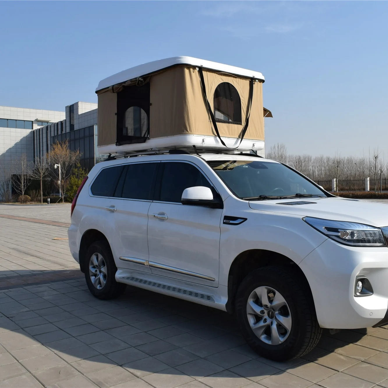 2024 Arcadia Adventure Fiberglass Hard Shell Car Roof Top Tent Tente Toit for Camping