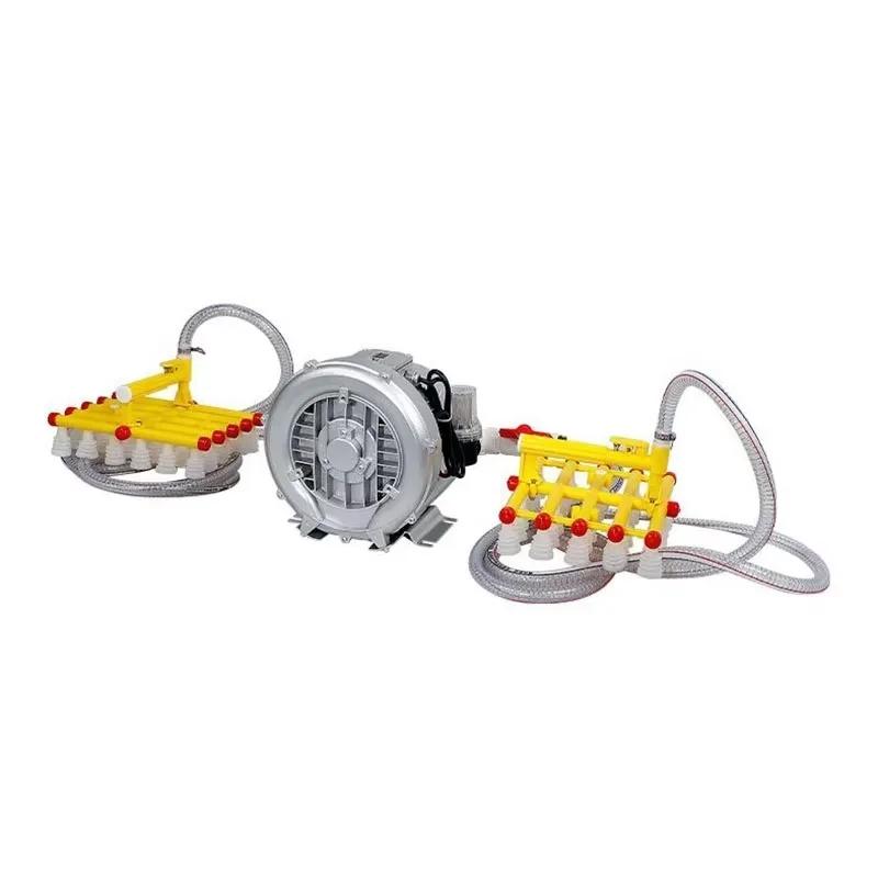 Vacuum Egg Lifter Double Grip Blue Suction Cup White Suction Head Egg Transfer Tool