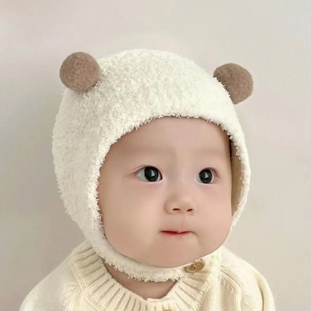 Toddler Hat Warm Autumn Winter Hats Hip Hop Soft Warmer Bonnet Pullover Cap Thickened Baby Children Beanie Caps Outdoor