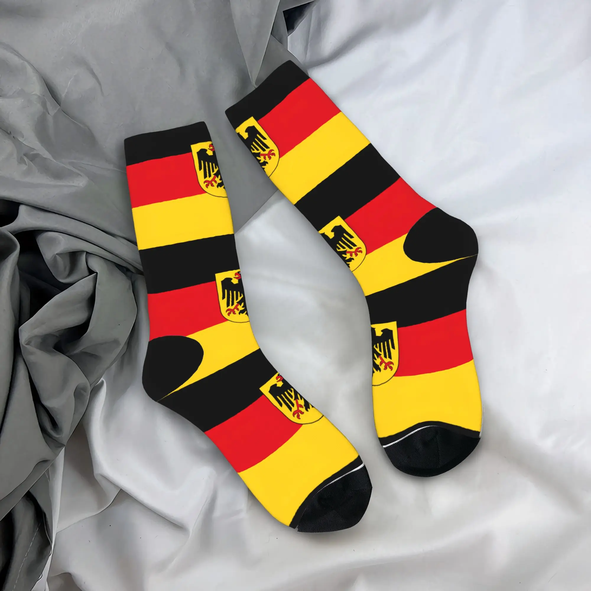 

Alternative German flag Socks Custom Stockings Non-Slip Women Men Socks Medium Soft Autumn Retro Outdoor Socks