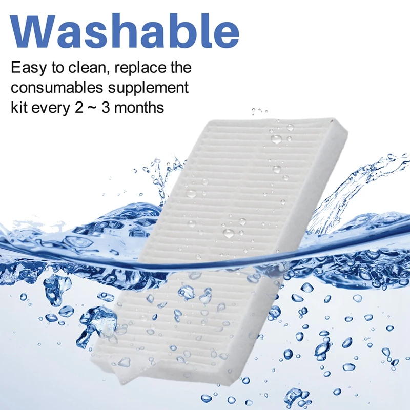 SANQ для Kabum Smart 500/700, запасные части, аксессуары, основная боковая щетка, фильтр Hepa, аксессуары для швабры