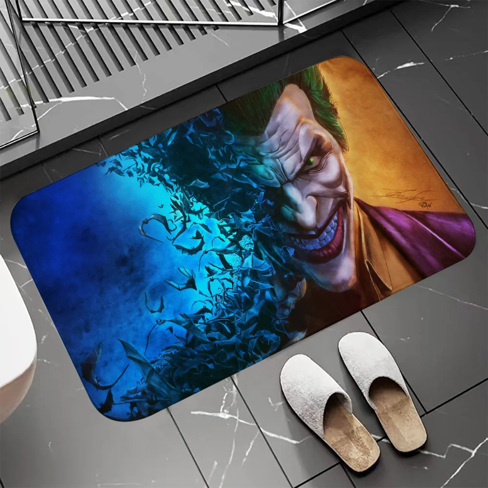 Joker Door Mat Living Room Mats Entrance Carpet Rug for Bedroom Carpets Home Custom Rugs Bath Foot Kitchen Prayer Bathroom Floor