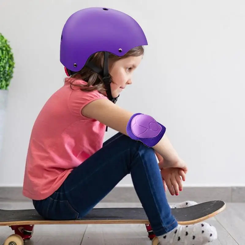 D'expériences et coussinets de cyclisme pour enfants, équipement de protection pour les jeunes, ensemble de casques de cyclisme pour enfants âgés de 3 à 10 ans