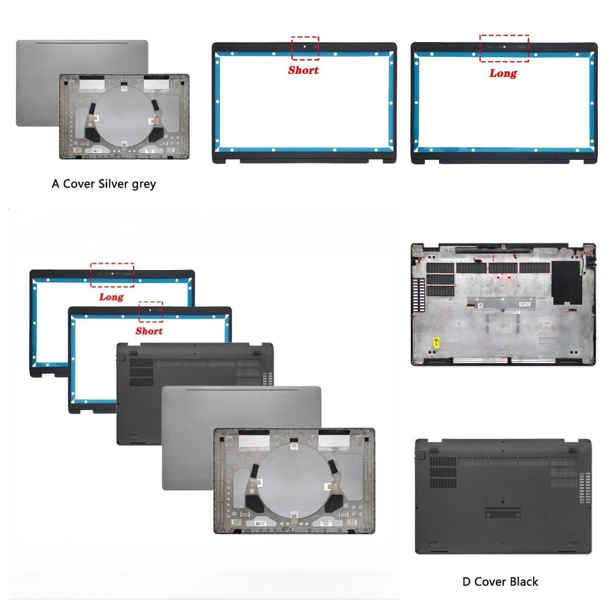 95New For Latitude 5500 5501 E5501 E5500 Precision 3540 3541 LCD Back Cover/Front Bezel/Shell lower Bottom Case/Laptop casing