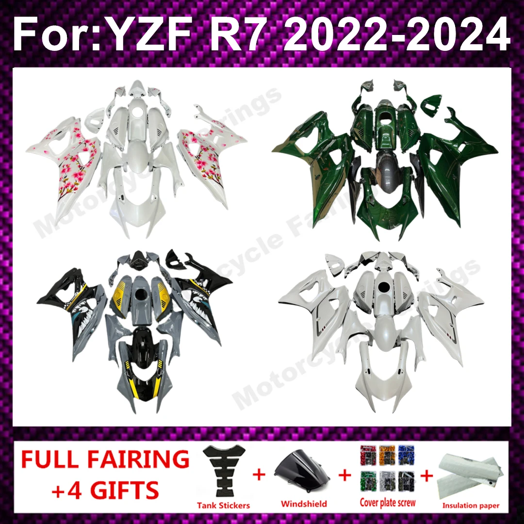 NEW ABS Motorcycle Injection mold full Fairing Kit fit For 2022 2023 2024 2025 YZF R7 YFZ-R7 Bodywork Fairings kits
