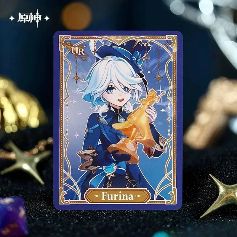 Pre Sale miHoYo Official Genuine Genshin Impact Luminous Chronicles Series Collectible Card Random Selection Luck Cosplay Anime