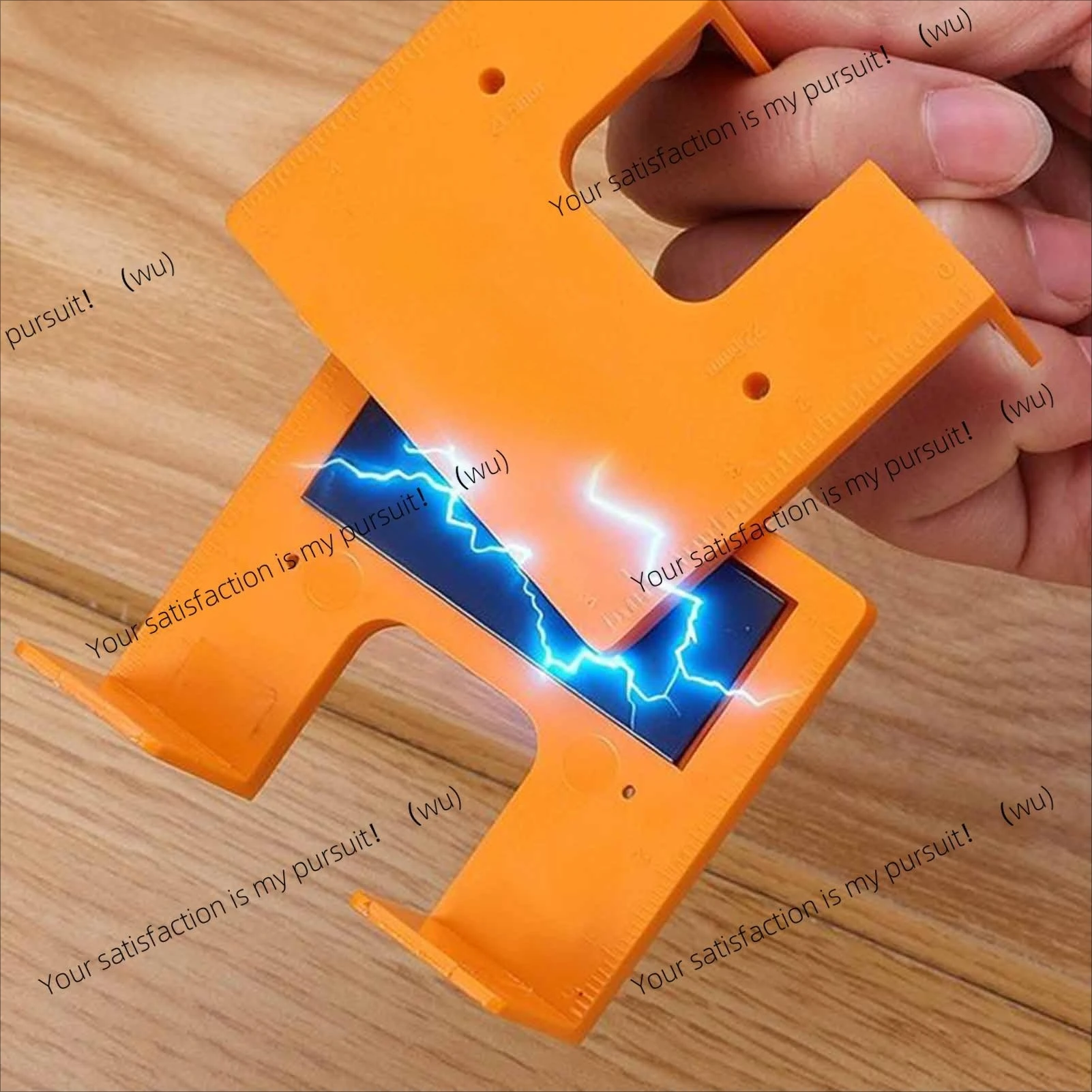 Door hinge adjustment tool, magnetic precision auxiliary fixture, suitable for home garage panels, pocket drawers
