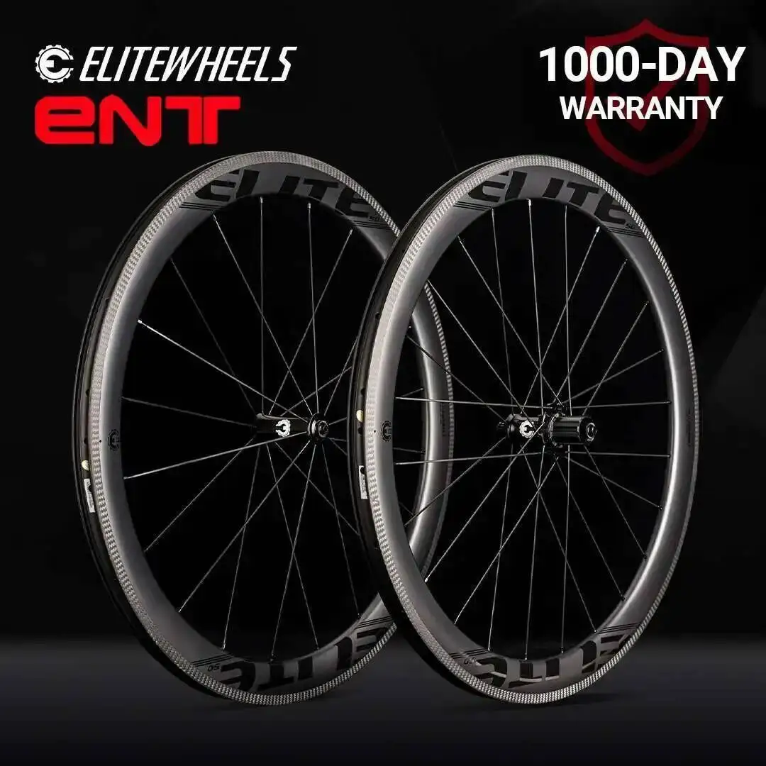 

ELITEWHEELS ЛОР Карбоновые колеса UD Finish UCI Качественный бескамерный готовый ниппель стойки 1423, спицы 700c, дорожный карбоновый обод
