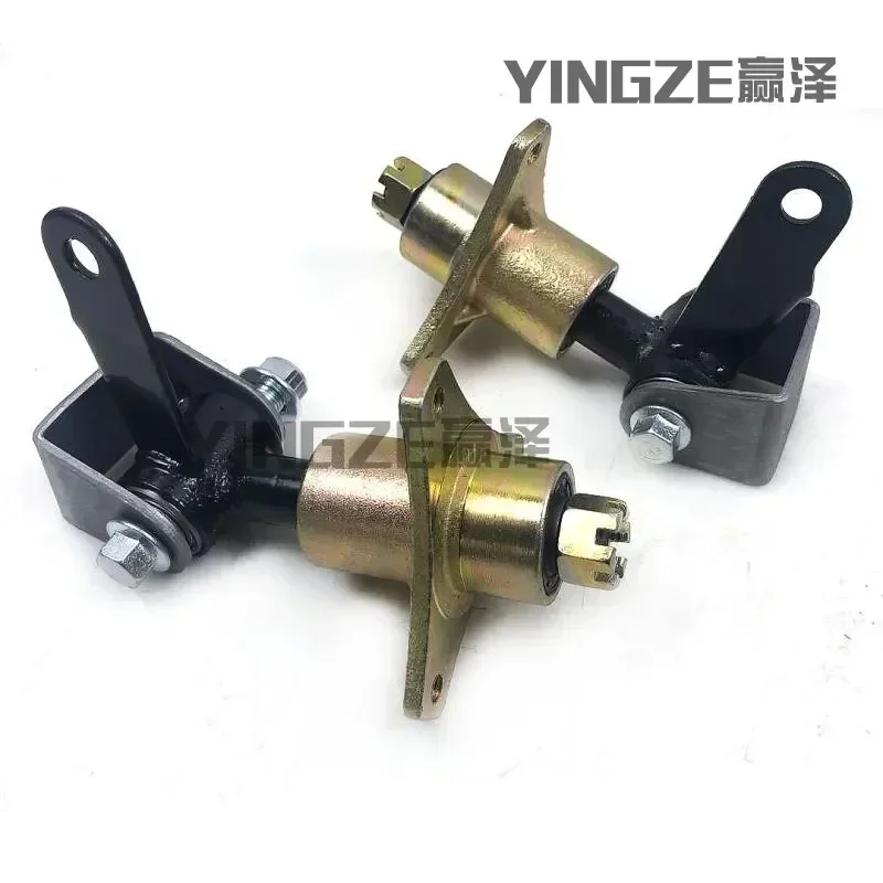 Four wheel box kart motorcycle modification accessories, sheep horn flangesuspension ear bearing, sheep horn three hole whee hub
