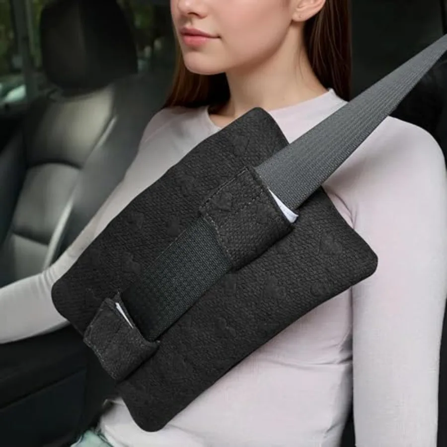 

Seat Belt Pillow Post Surgery, Chemo Port Pillow for Seatbelt Chest Protector Chemo Patients Pacemaker Heart Surgery Recovery S