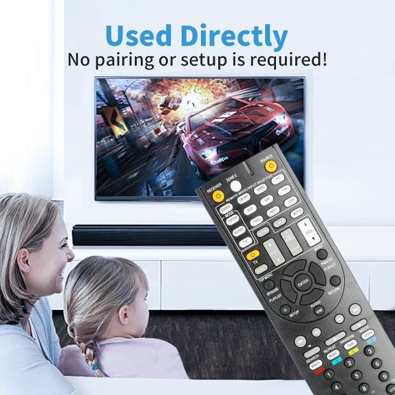 RC-865M Remote Control For Onkyo AV Receiver TX-NR525 TXNR525 Replacement Controller