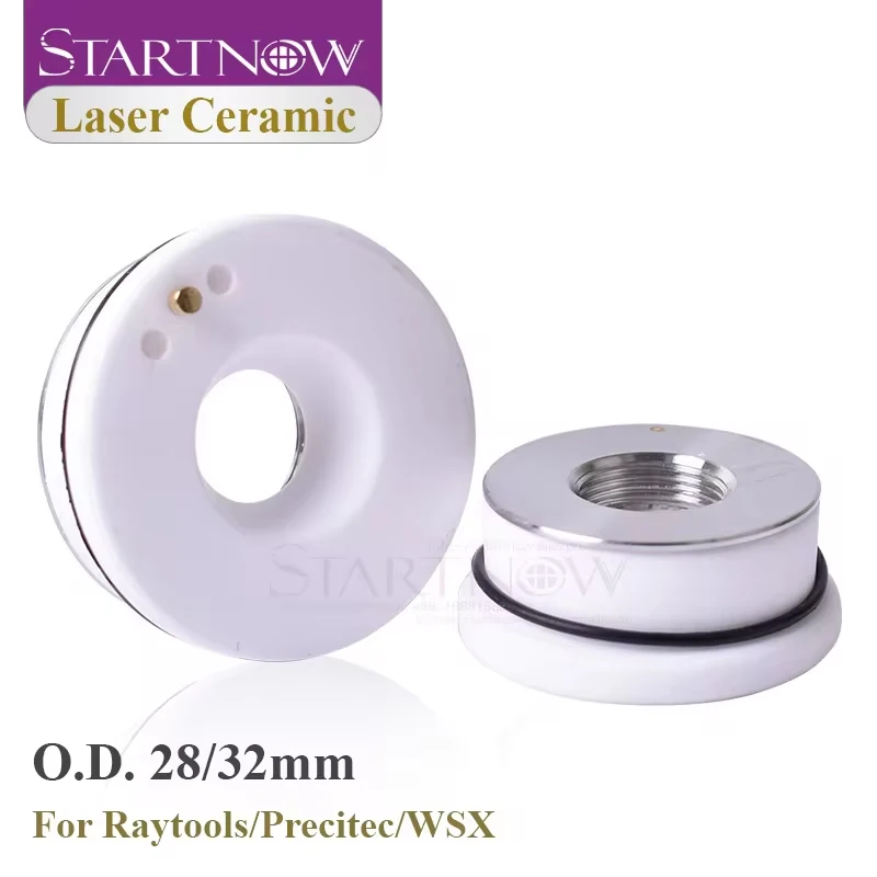 Startnow-cerradura láser de fibra KT B2 CON 28/32mm para Precitec Raytools WSX, cabezal de máquina de grabado láser, piezas de soporte de boquilla