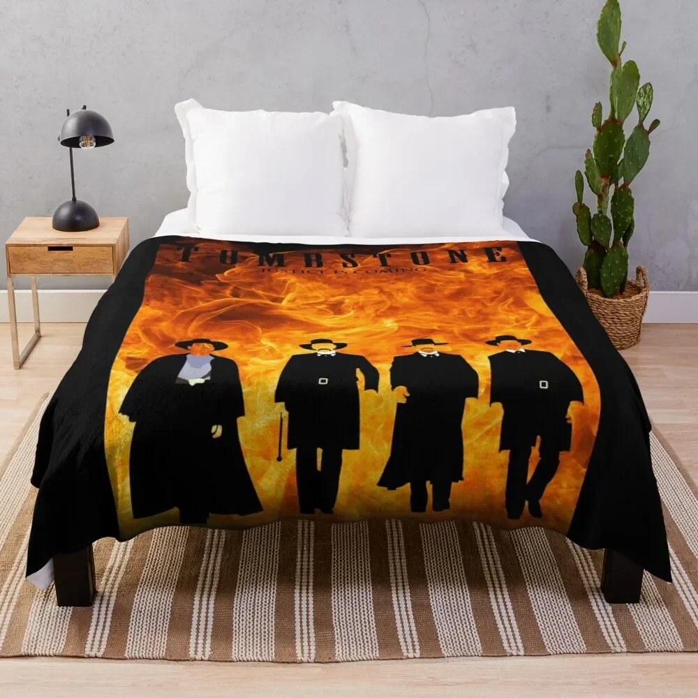 

Tombstone: FIRE Throw Blanket Furrys bed plaid Blankets