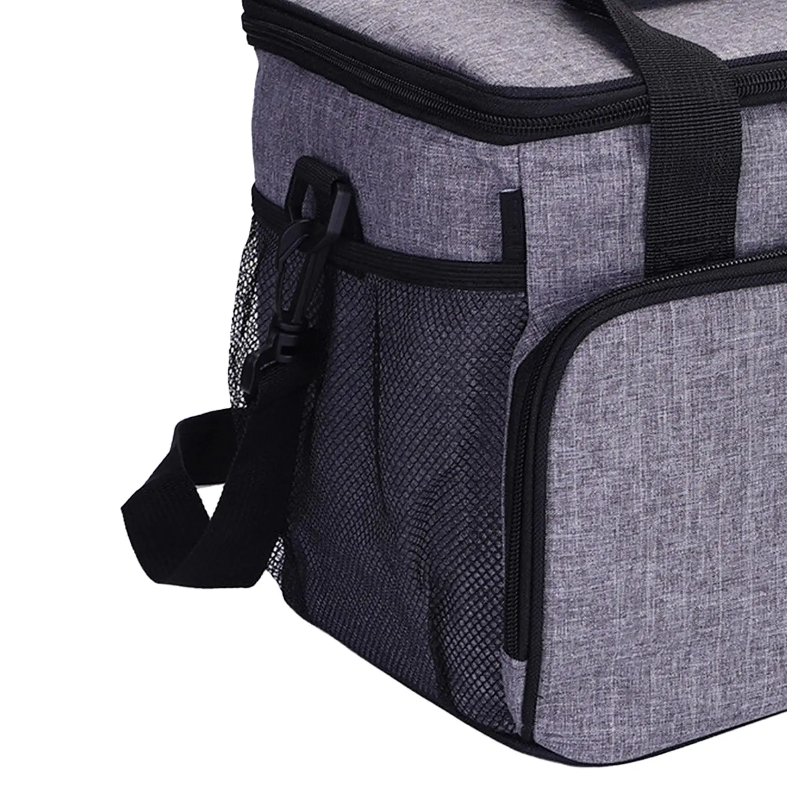 Cooler Bag Zipper Portable Beach Cooler Leakproof Comfortable Lunch Cooler Tote