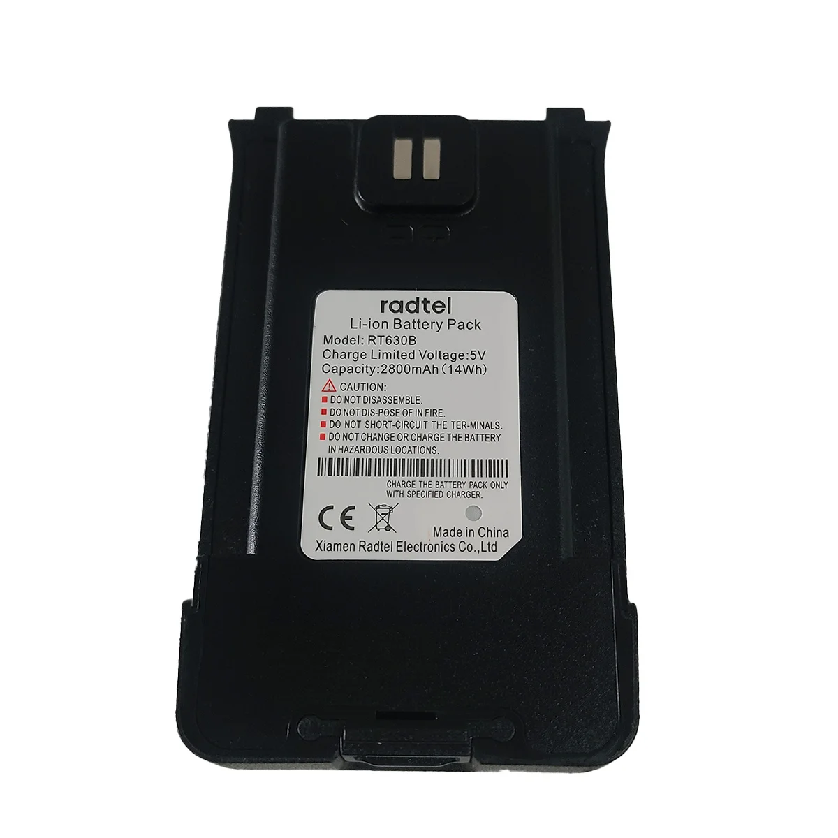 Radtel RT-630 RT-495 양방향 햄 라디오용 워키토키 리튬 이온 배터리 팩 2800mAh