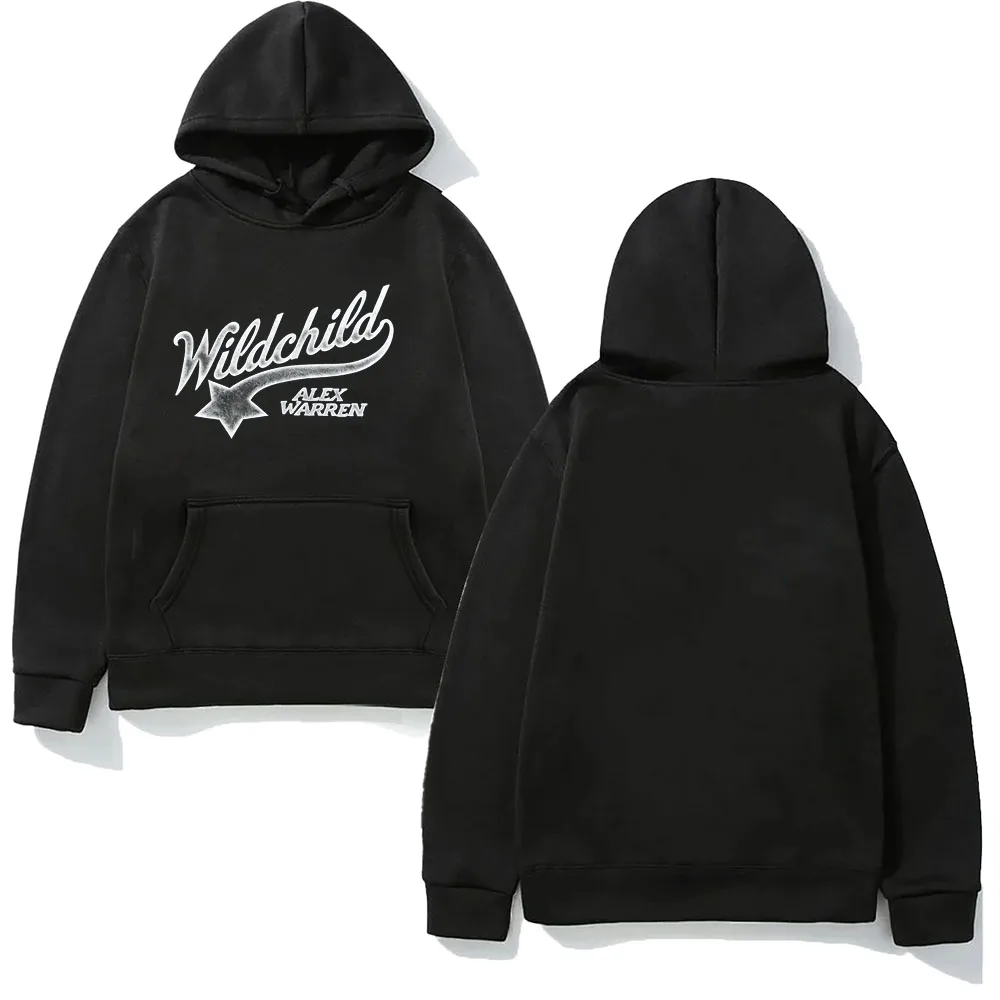 Alex Warren 2026 New Album WILDCHILD Pattern Printing Top Man Unisex Moletom for Autumn Winter with Hooded Comfortable Hoody
