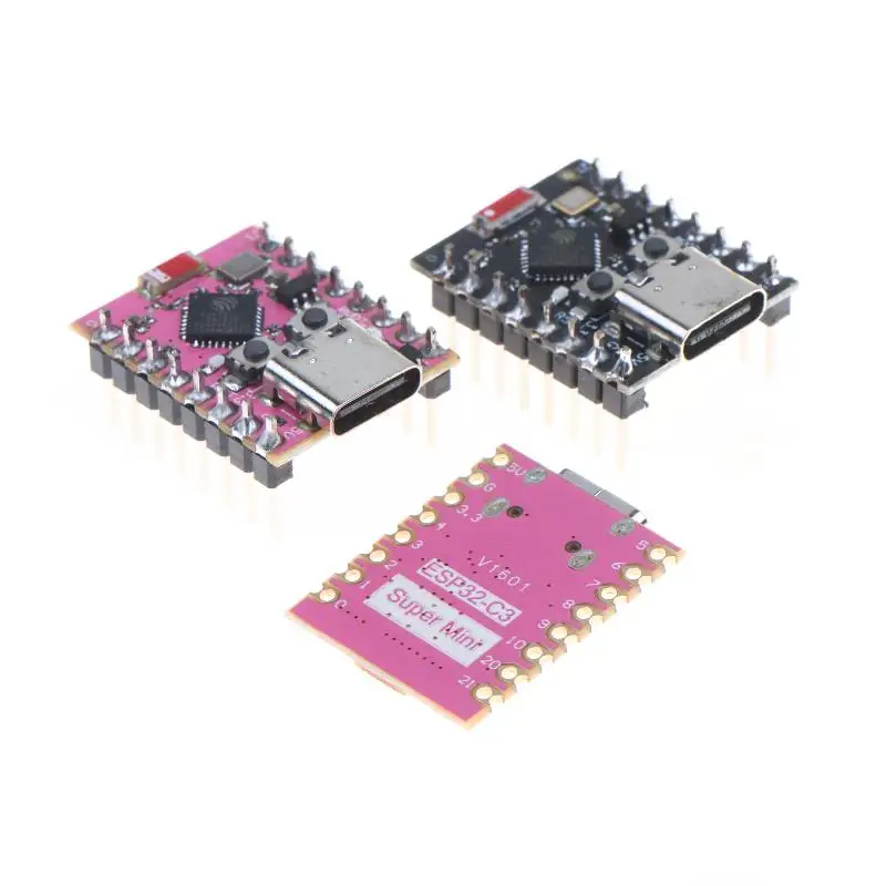 ESP32 C3 Development Board Integrated Circuits Mini Wifi ESP32 BT Bluetooth Module 32-Bit Single-Core Processor C3 16Pin Type-C