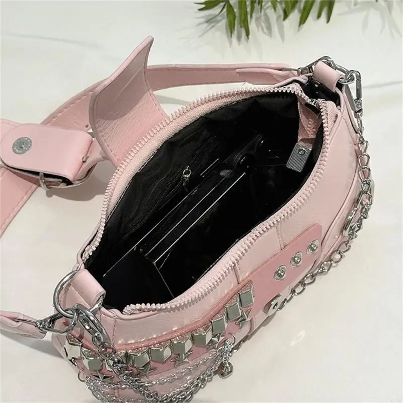 

63HC Unique Evening Purse Shoulder Bag PU Underarm Bag Suitable For Various Occasion