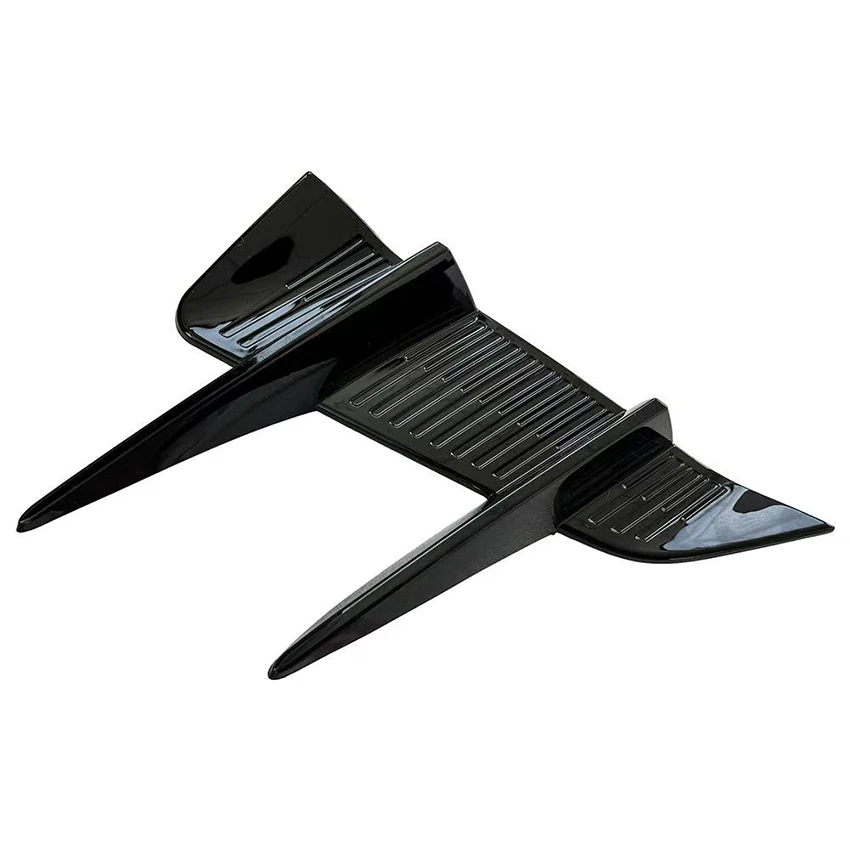 For MG MG4 EV MULAN 2022 2023 2024 2025 Body Kit Car Front Bumper Spoiler Bright Black Cover Trim Car Styling Side Air Vent Trim - Image 4