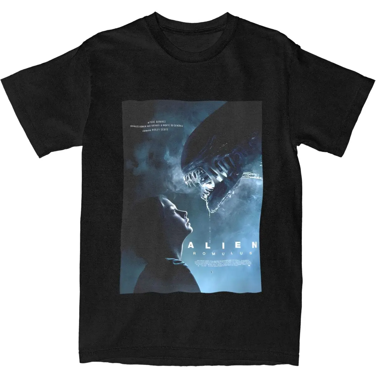 Men Women's Alien Romulus Movie 2024 T Shirt Cotton New Arrival Tee Shirts Sci Fi Horror Eerie Top Clothing